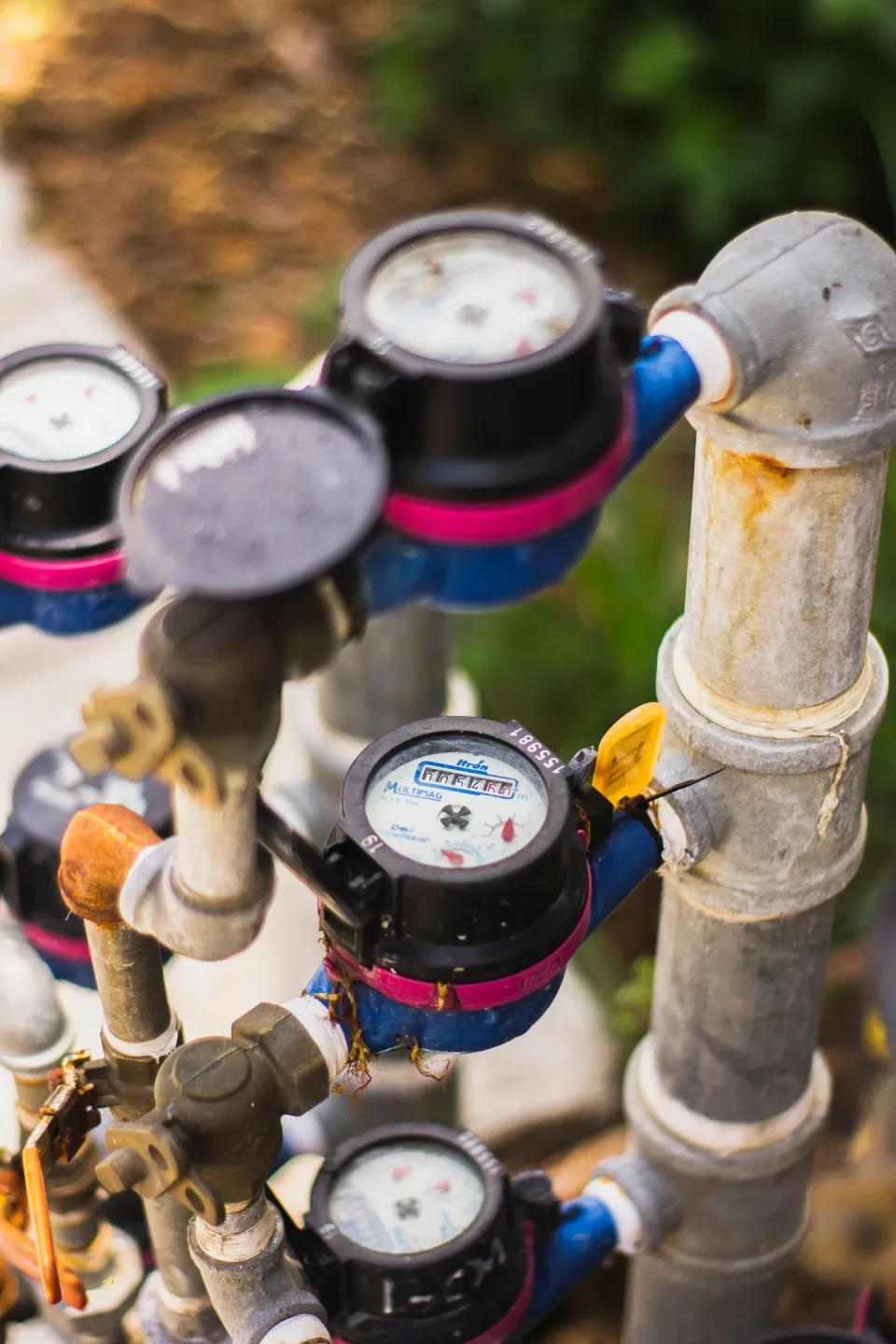 Water Meter — Industrial — Water Meter, Metal Pipe, Pipe Fitting, Industrial, Plumbing